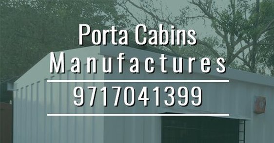 Portable Cabin Manufacturers